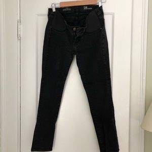 J. Crew Black Maternity Toothpick Jeans